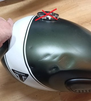 Depósito Gasolina Triumph Scrambler 400X 2026