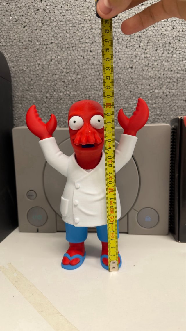 Stampa 3D Dottor Zoidberg Action Figure