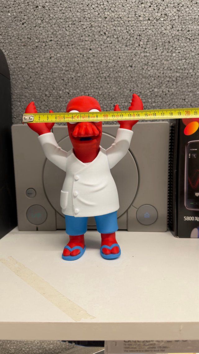 Stampa 3D Dottor Zoidberg Action Figure