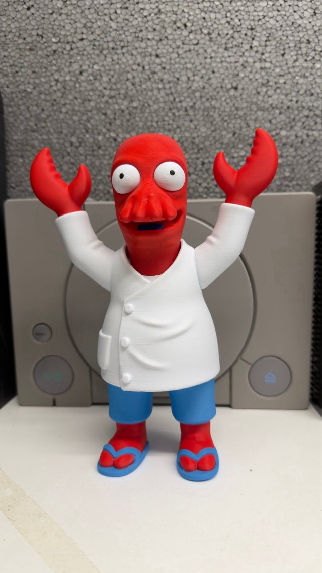 Stampa 3D Dottor Zoidberg Action Figure