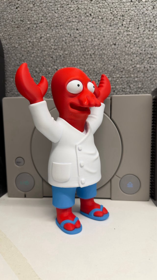 Stampa 3D Dottor Zoidberg Action Figure