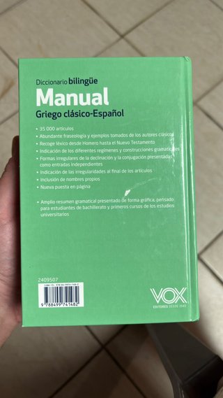 Diccionario de Latin y Griego
