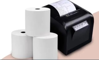 Rollos de papel térmico 80x80x12