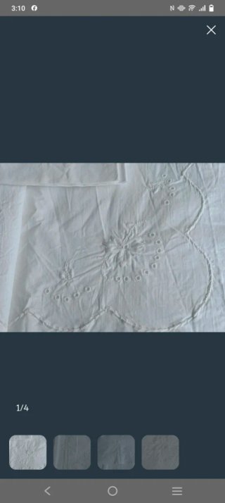Juego sábanas bordadas 80s cama 90