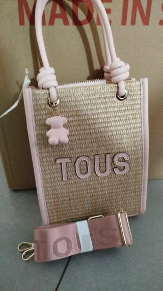 Bolso Tous Beige y Rosa