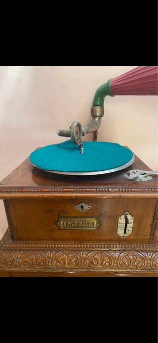 Gramófono Chantecler Marrón/Verde