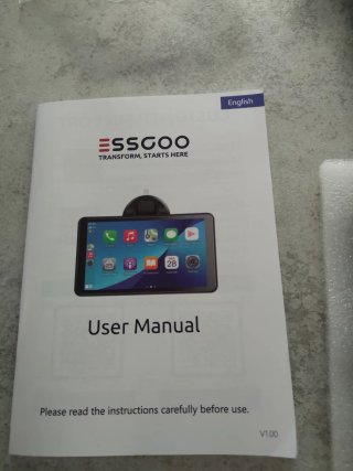 Pantalla Táctil ESSGOO Apple CarPlay/Android Auto