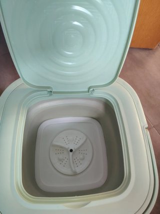 Lavadora de Viaje Plegable Verde