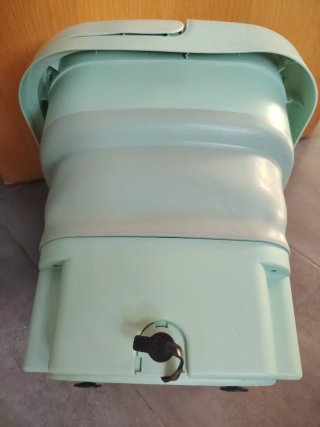 Lavadora de Viaje Plegable Verde