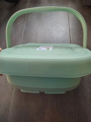 Lavadora de Viaje Plegable Verde