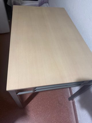 Mesa de cocina madera y metal