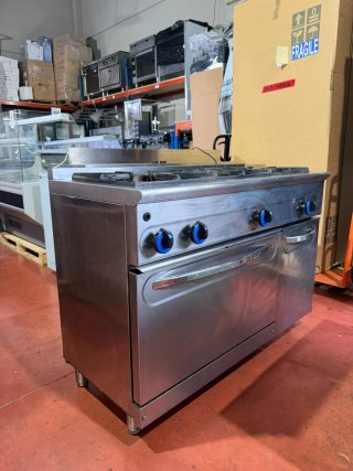 Cocina Industrial Mundigas 3 Fuegos con Horno