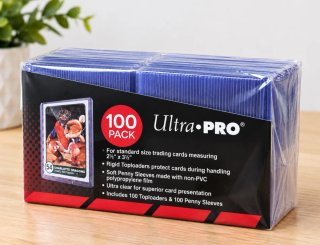 Ultra PRO Toploaders y Penny Sleeves 100 Pack