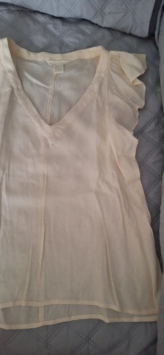 Blusa H&M Beige Talla S