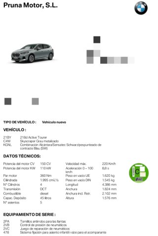 BMW Serie 2 2022