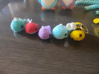 Muñecos Amigurumi hechos a mano