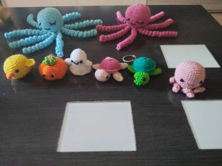 Muñecos Amigurumi hechos a mano