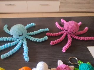 Muñecos Amigurumi hechos a mano