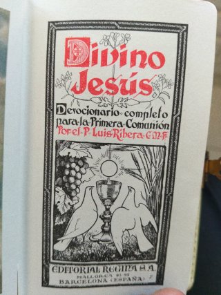 Devocionario primera comunion