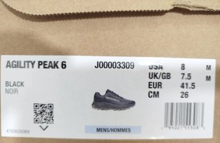 Zapatillas Trail Merrell Agility Peak 6 Gris