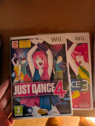 Wii Just Dance 4 y Just Dance 3