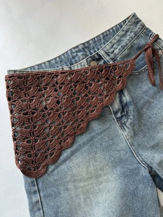 Set de Moda a Crochet Gris