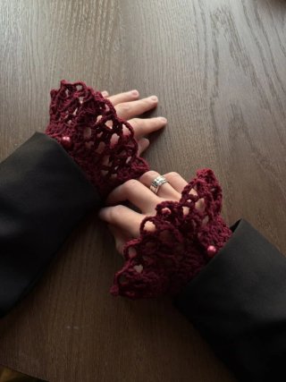 Set de Moda a Crochet Gris