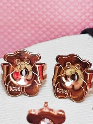 Pendientes Tous de Acero color Rose Gold