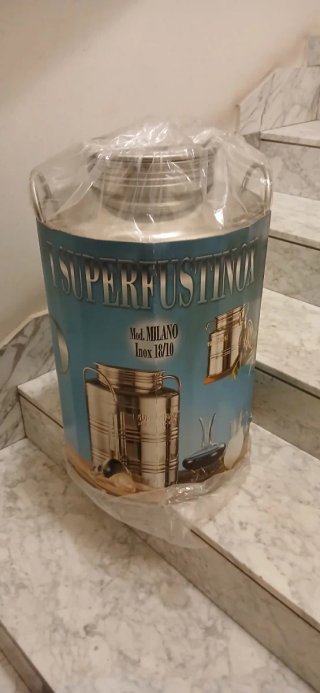 Fusto Olio Acciaio Inox 50L