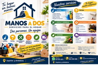 ¿NECESITAS AYUDA EN CASA?