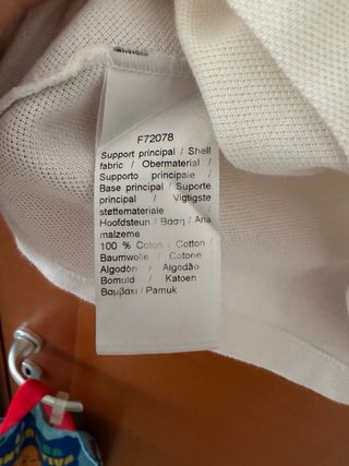 Polo Lacoste Blanca Talla L
