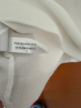 Polo Lacoste Blanca Talla L