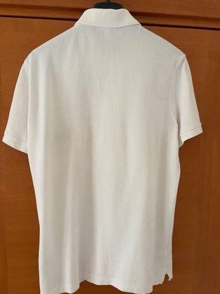Polo Lacoste Blanca Talla L