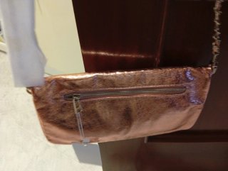 Bolso Metalizado rosado