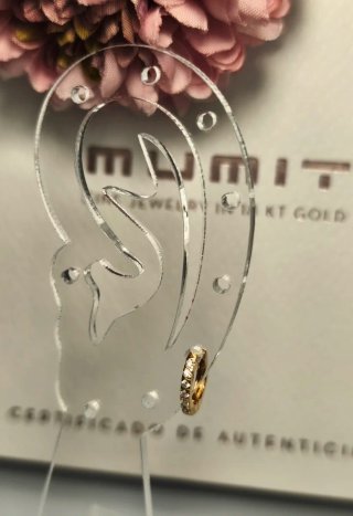 Piercing Mumit Oro Rosa 18K y Diamantes