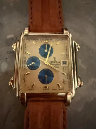 Reloj Festina Calendar - Stock Antiguo - Sin usar.