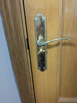 Puerta Maciza de Madera 72 cm