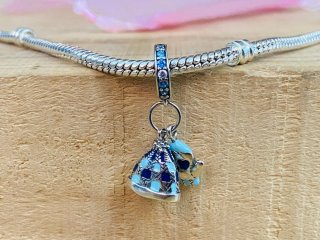Charm Plata925 | Invierno Gorro y guante