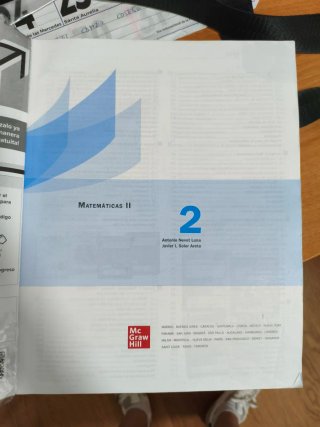 Matemáticas 2.º Bachillerato
