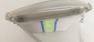 Bolso Paco Martínez Rafia y Verde - cómo nuevo