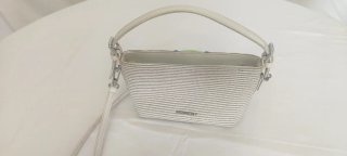 Bolso Paco Martínez Rafia y Verde - cómo nuevo