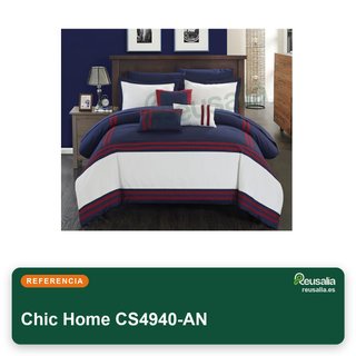 Chic Home ropa de cama microfibra gris