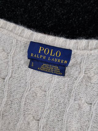 Sweater Cable Knit Polo Ralph Lauren Women's S