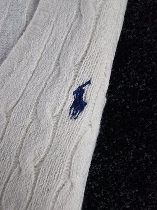 Sweater Cable Knit Polo Ralph Lauren Women's S