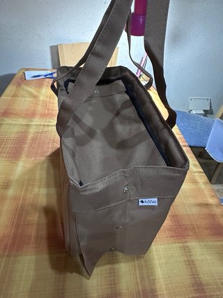 Maleta Viaje Perro/Gato Beige y Azul