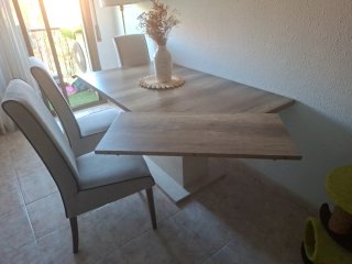 Mesa extensible VERONA roble antiguo