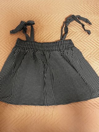 Blusa de cuadros vichy