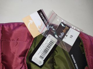 Abrigo reversible para perro