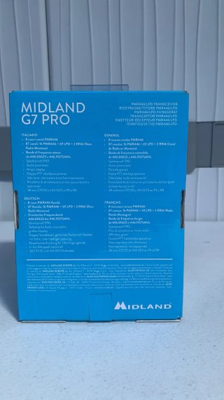2 Walkie Talkies Midland G7PRO Largo Alcance