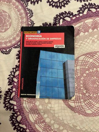 Libro 2 de bachillerato ANAYA de ECONOMÍA